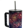 4th of July Americana Fireworks & Flags 40 Oz Stainless Steel Tumbler - 3 of 4