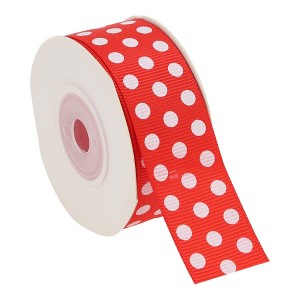 Unique Bargains 0.98"x29.53' Pattern Design Gift Ribbon - 1 of 4