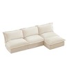NicBex Couches for Living Room Single Deep Seat Sofa Couch Fabric Slip-covered Armchair with 1 Big Back Cushion and 2 Big Toss Pillows - 2 of 4