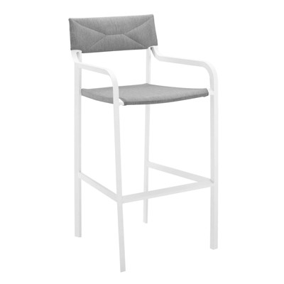 Modway Raleigh Stackable Outdoor Patio Aluminum Bar Stool