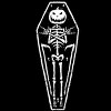 Junior's Design By Humans Dead halloween By Barmalizer T-Shirt - 2 of 2