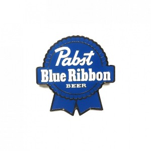 Adult Pabst Blue Ribbon Logo Big Ribbon Pin - 1 of 1