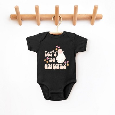 The Juniper Shop Let's Go Ghouls Ghost Baby Bodysuit