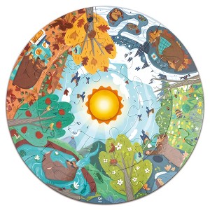 Hape: Four Seasons Puzzle - 16pcs, Circle Puzzle, Ages 4+ - 1 of 4
