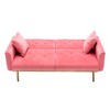 CAVINAS Loveseat Sofa with Metal Feet, Modern Convertible Sofa, Vintage Accent Sofa, Upholstered Sofa Couch for Living Room - 4 of 4