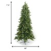 Sullivans Artificial 7'6"H Instant Connect Slim Tree, Green - 2 of 3