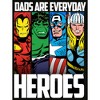 Men's Marvel Dads are Everyday Heroes Long Sleeve Shirt - 2 of 4