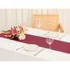 Unique Bargains Wedding Banquets Satin Table Runner 12 x 108 Inches 10 Pcs - 2 of 4