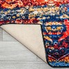 Bohemian Rustic Medallion Indoor Non-Slip Washable Runner or Area Rug by Blue Nile Mills - 3 of 4