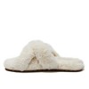 Women's Fluffy Slide House Slippers - 3 of 4