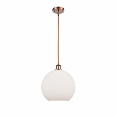 Athens - 1 Light Mini Pendant In Industrial Style-14.38 Inches Tall and 11.75 Inches Wide