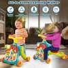 Terramus 5 in 1 Baby Walker Sit-to-Stand Toys, Learning Walker for Boys Girls Toddler - 2 of 4