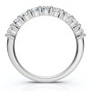 Pompeii3 1Ct TW Diamond Common Prong Stackable Wedding Ring 14k Gold/Platinum Lab Created - 2 of 4