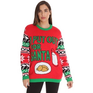 #followme Womens Ugly Christmas Sweater - Sweaters for Women - 1 of 4