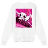 Powerpuff Girls Team Blossom Crew Neck Long Sleeve White Adult Sweatshirt - 3 of 4