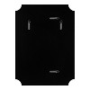 Kate and Laurel Healey Scalloped MDF Scallop Mirror, 22x30, Black - 3 of 4