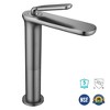 Aquaterior Single Handle Bathroom Vessel Sink Faucet Rv Lavatory Vanity Mixer Tap Grey Gun Gray - 2 of 4
