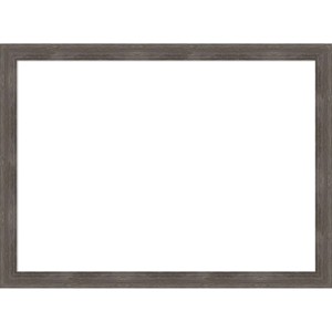 Amanti Art Pinstripe Lead Gray Framed Magnetic Dry Erase Board - 1 of 4