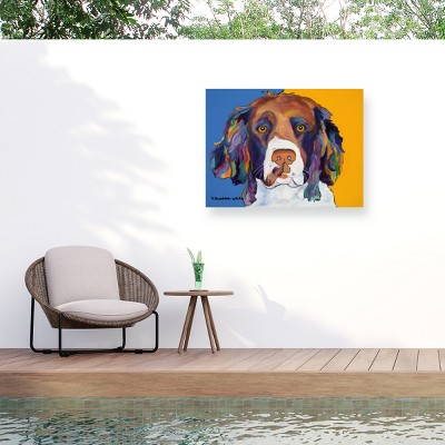 Pat Saunders-White Snuggles Portrait Outdoor Canvas Art