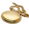 Peugeot Men's 14K Gold Plated Sun Moon Pocket Watch with Gold-Tone Chain - 2 of 4