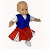 Doll Clothes Superstore American Cheerleader For Cabbage Patch Kid Dolls - 4 of 4