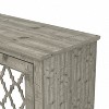 Galano Heron 2 Door Accent Cabinet - Mexican Grey - 3 of 4