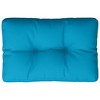 vidaXL Pallet Cushion - Blue 19.7"x15.7"x4.7" Polyester Fabric Sofa Cushion - Indoor/Outdoor Garden Patio Furniture Pad - 4 of 4