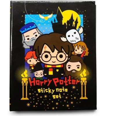 Silver Buffalo Harry Potter Chibi Characters Sticky Note and Sticky Tab Box Set