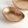 Plum & Post Janae Oval Decorative Bowls, Set of 2 - Gold Finish - 2 of 4