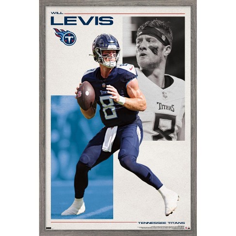 Trends International NFL Tennessee Titans - Will Levis 24 Framed Wall Poster Prints - image 1 of 4