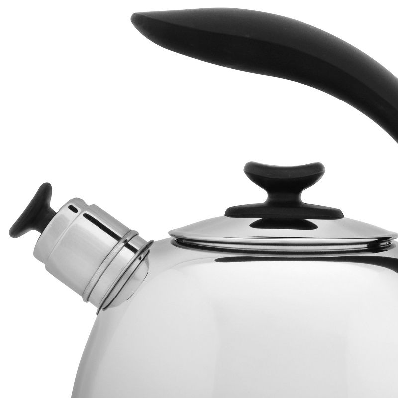 BergHOFF Essentials Lucia 18/10 Stainless Steel Whistle Kettle 2.6 Qt., 2 of 6