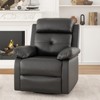 Lirago Small Rocker Swivel Recliner Chair for Adults Women Compact Spaces Bedroom Living Room Adjustable Recliner Easy Assembly - 2 of 4