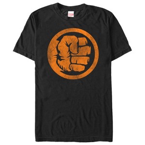 Men's Marvel Halloween Hulk's Fist Logo T-Shirt - 1 of 4