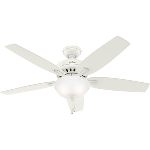 52" Newsome Glossy Ceiling Fan (Includes LED Light Bulb) - Hunter Fan - 1 of 4