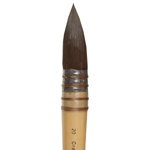 Creative Mark Harmony Blue Squirrel Quill Watercolor Brushes - Professional Watercolor Brushes for Artists - Handcrafted Full Bellied Watercolor Quill - 1 of 4