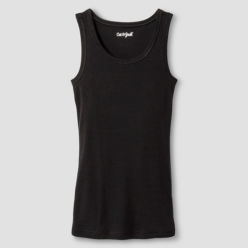 Girls' Favorite Tank Top - Cat & Jack™ Black L Plus : Target