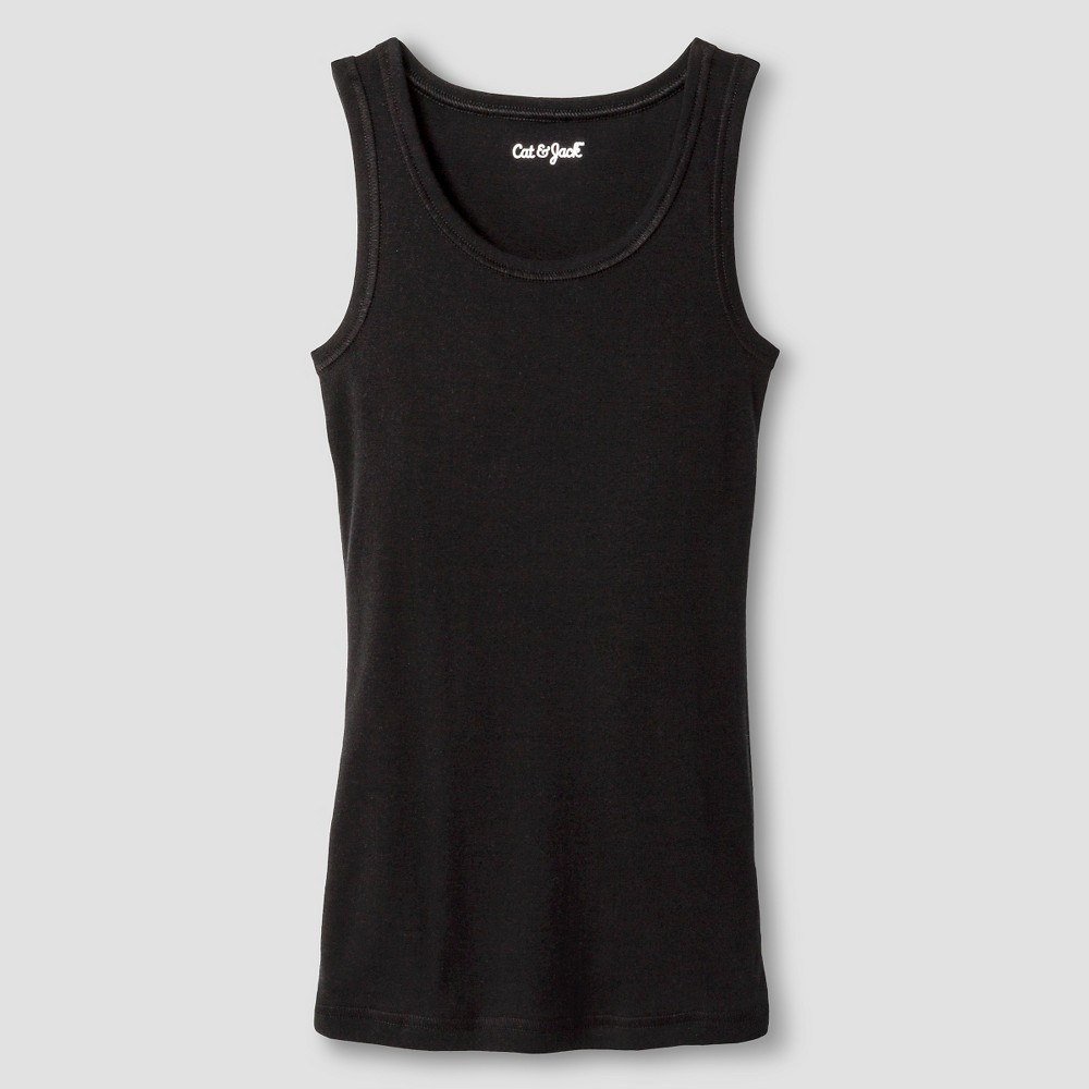 Girls' Favorite Tank Top - Cat & Jack Black XXL(16/18)