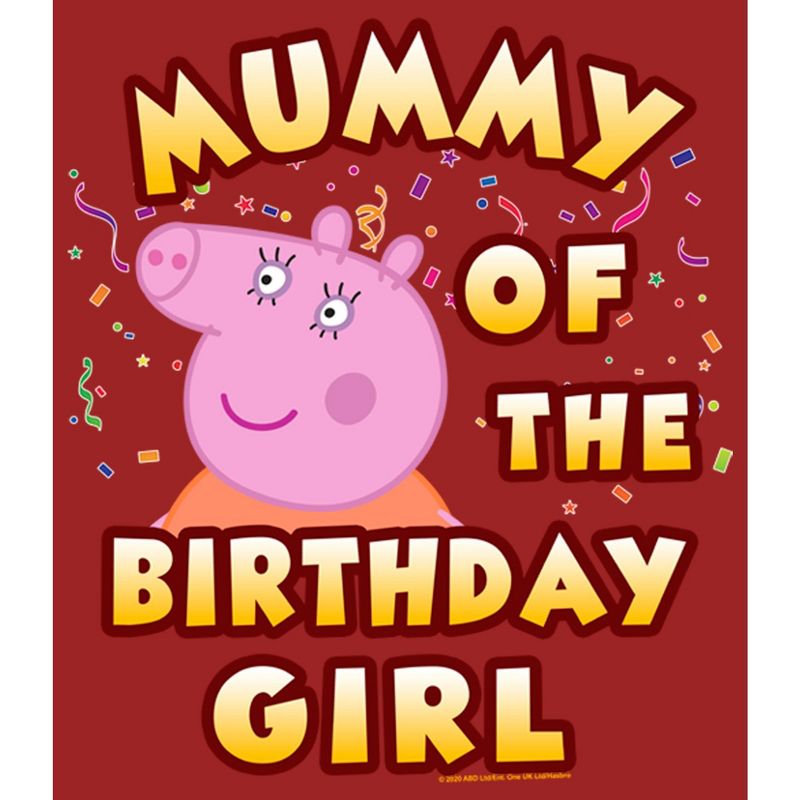 Women's Peppa Pig Mummy of the Birthday Girl T-Shirt, 2 of 5
