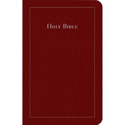 Ceb Common English Bible Thinline, Bonded Leather Burgundy - (Leather Bound)