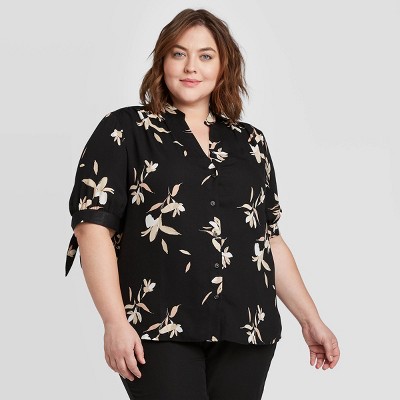 target women's plus size blouses