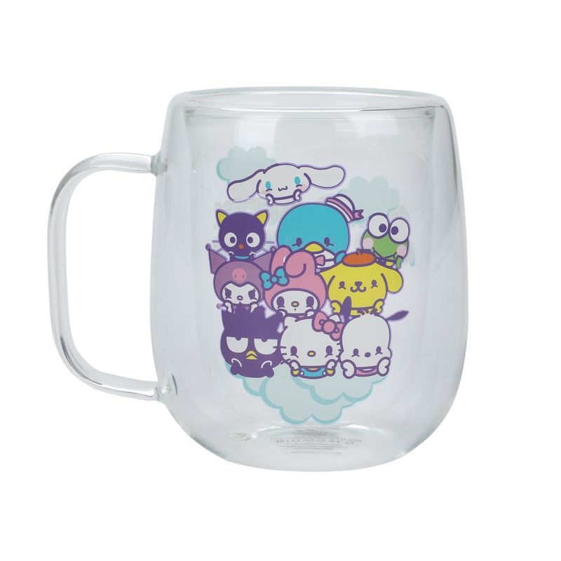 Hello Kitty & Friends 11 Oz. Glass Mug, 1 of 5