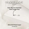 Small Huggie Hoop Earrings for Women 14kt Gold Plated CZ Body Jewelry by Ginger Lyne Collection - 2 of 4