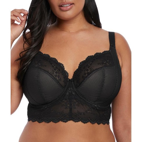 Elomi Women's Charley Side Support Longline Bra - El4381 38g Black : Target