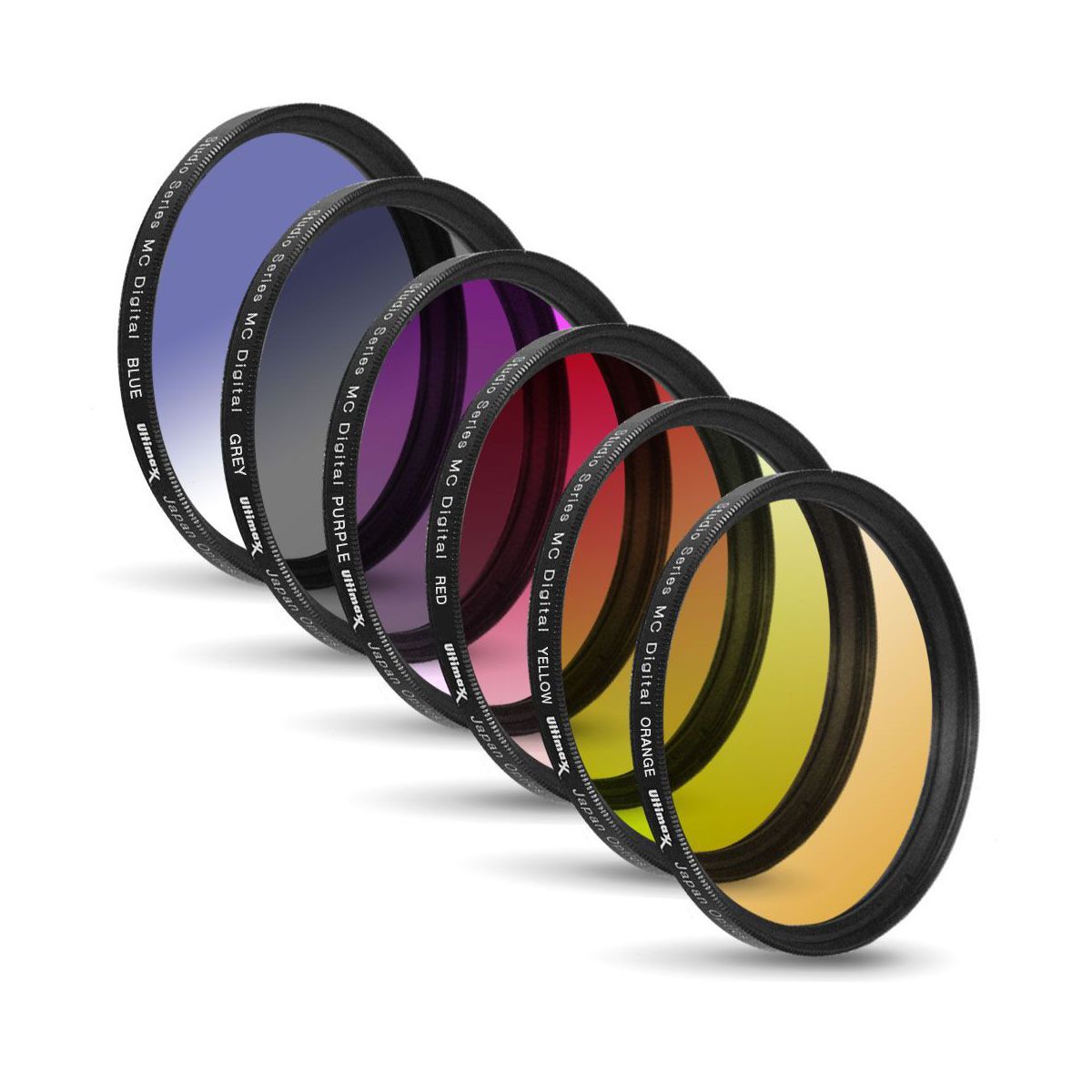 ULTIMAXX 6pc Gradual Color Filter Set 58mm - thumbnail 2