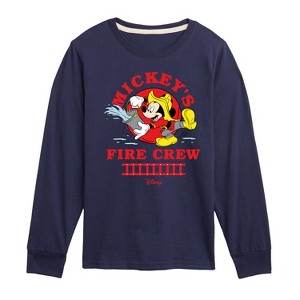 Boys' - Disney - Firefighter Mickey Long Sleeve Graphic T-Shirt - 1 of 4