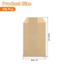 Unique Bargains Greaseproof Kraft Paper Bakery Cookies Candies Pastry Bags 100 Pcs - 2 of 4