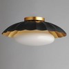 Maxim Lighting Primrose 1 - Light Flush Mount in  Black/Gold Leaf - 4 of 4