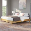 AMERLIFE Solid Wood Bed Frame with No Headboard, No Box Spring Needed/Wood Slat Support - 2 of 4