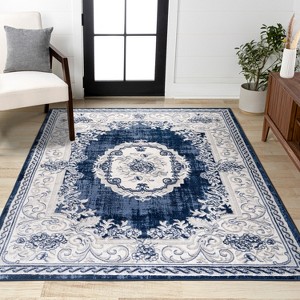 JONATHAN Y Rosalia Cottage Medallion Area Rug - 1 of 4