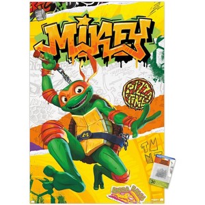 Trends International Teenage Mutant Ninja Turtles: Mutant Mayhem - Michelangelo Unframed Wall Poster Prints - 1 of 4